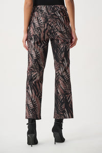 Joseph Ribkoff | Abstract Print Pull-On Jeans - Black Multi 264914