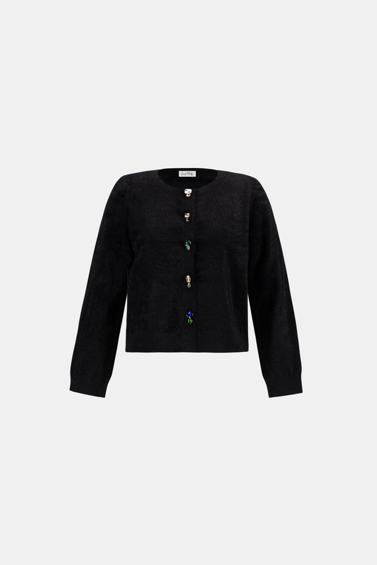 Joseph Ribkoff | Bejeweled Crewneck Cardigan - Black 264924
