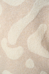 Joseph Ribkoff | Hooded Animal Print Sweater - Oatmeal Melange/Gold 264925