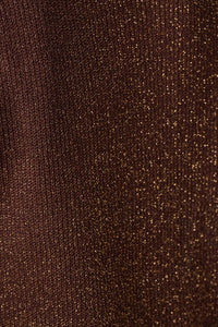 Joseph Ribkoff | Rhinestone Cowl Neck Top - Mahogany 264929