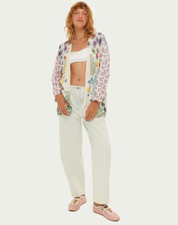 ME369 | Mykonos Printed Cardigan - Markers 126S91209