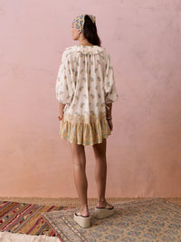 Boteh | Jardin Frill La Ponche Dress - Creme