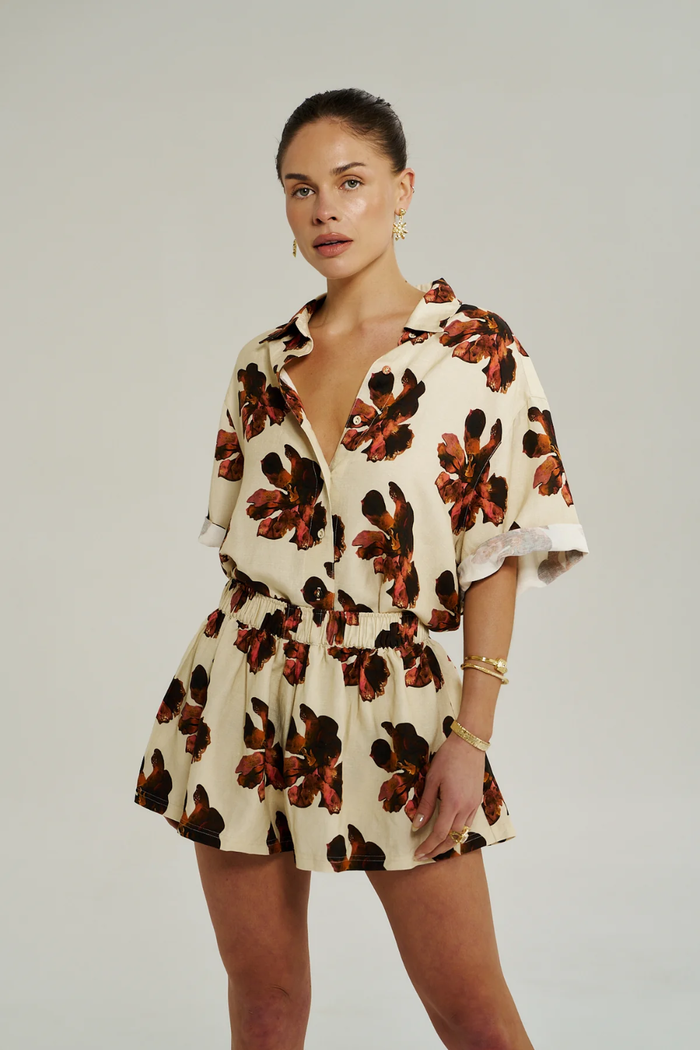 SUMMI SUMMI | BIG SHIRT - BUTTER FLEUR