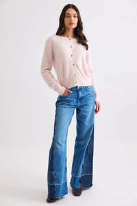 Mia Fratino | Sierra Cardi - Baby Pink