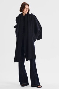 Morrison | Valerie Knit Wrap Jacket - Black