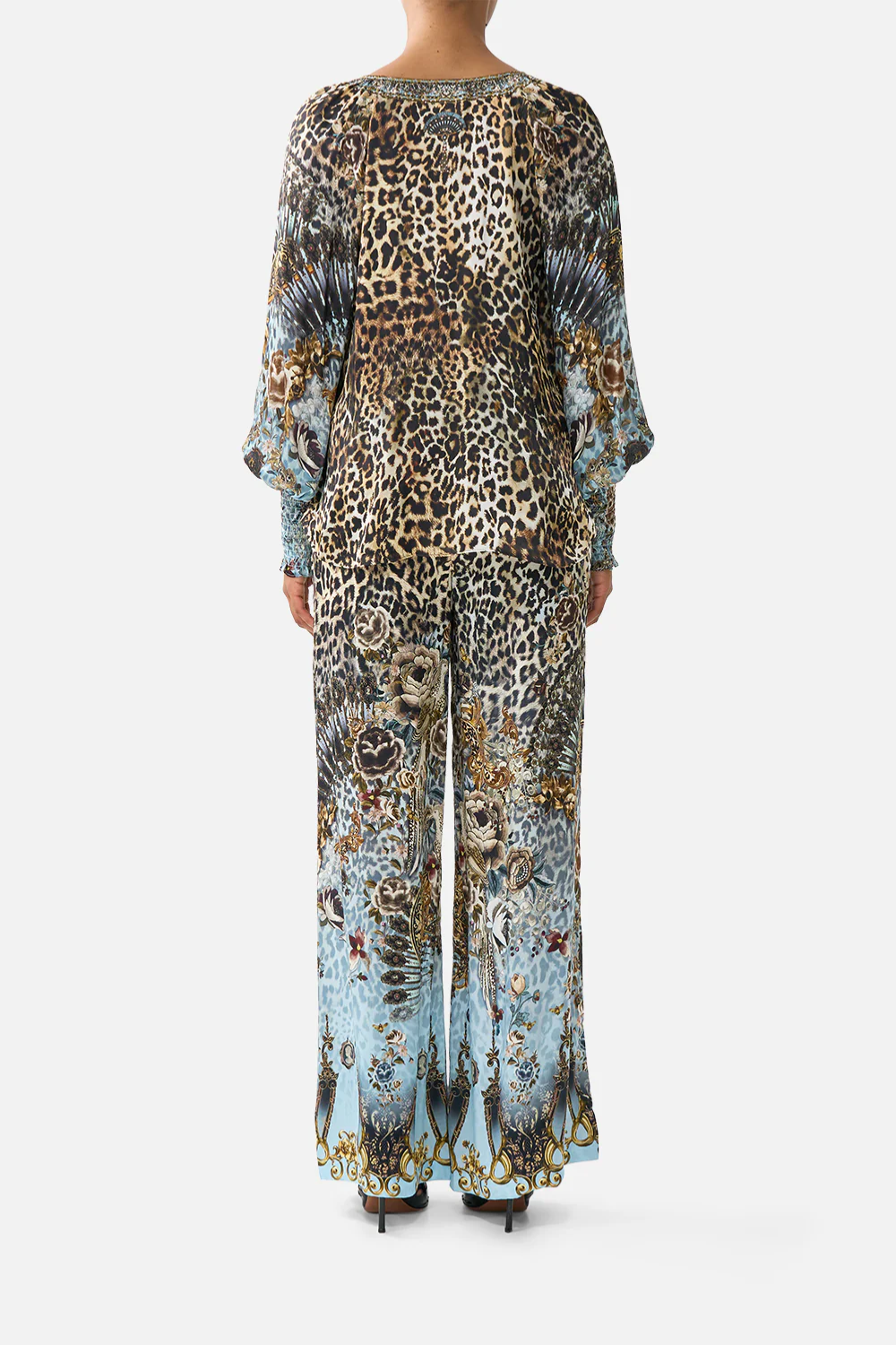 CAMILLA | FIESTA, SIESTA, REPEAT SHIRRED CUFF BLOUSE