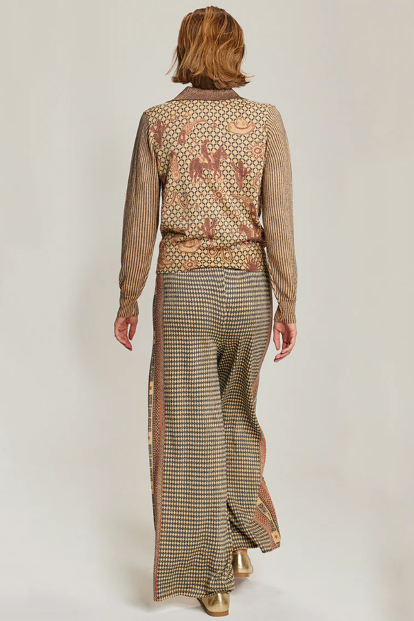 ME369 | Michelle Wide Leg Knit Pant - Rodeo 225S91253