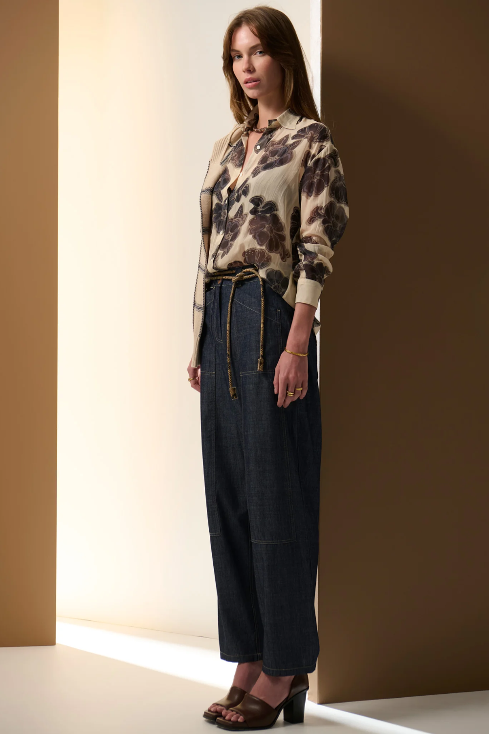 POL | AMARA SHIRT SILK - AMARA PRINT