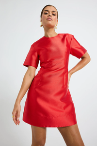 Pasduchas | Pippa Sleeve Mini Dress - Poppy