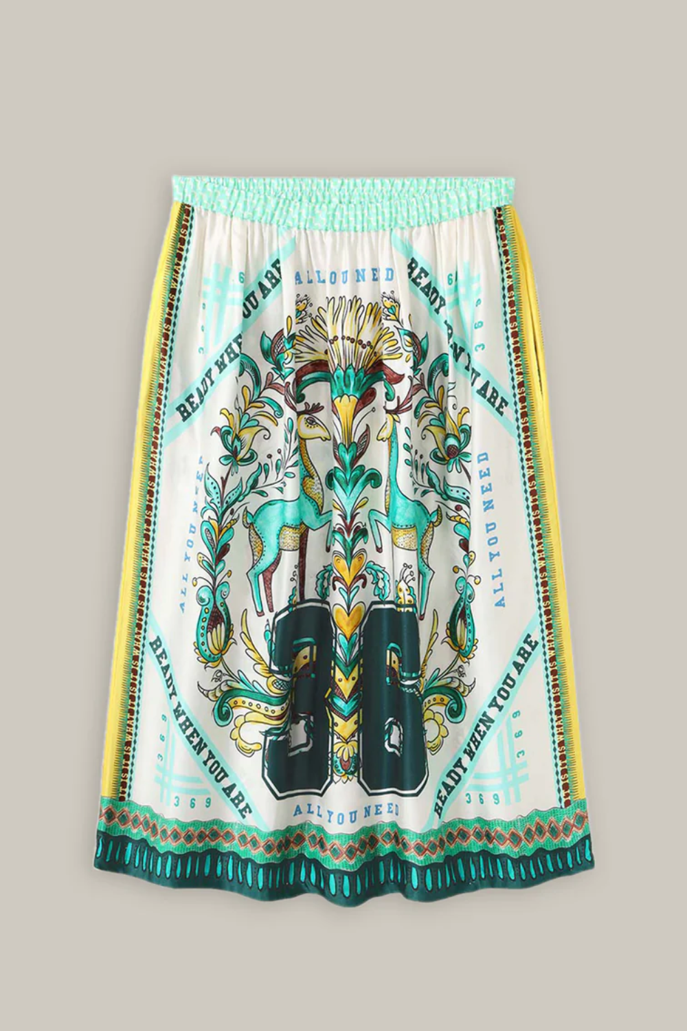 ME369 | Vanessa Midi Skirt - Sporty Jade 225L60300