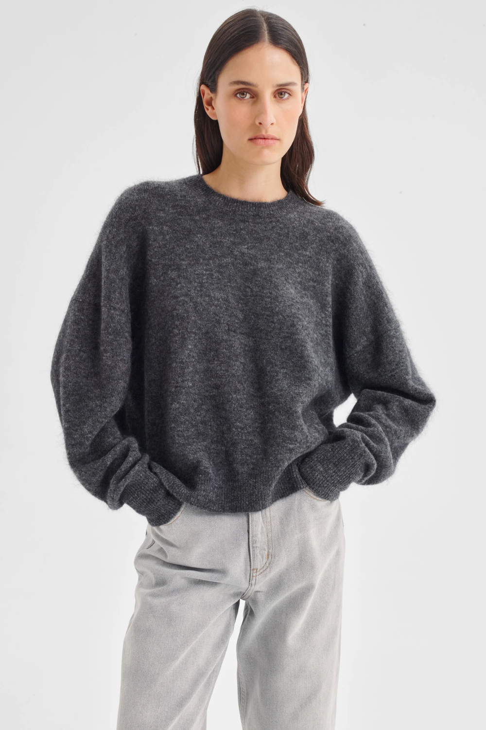 Morrison | Albi Knit Pullover - Smoke