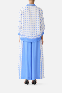 CAMILLA | MIDSUMMER MOSAICS SHIRT WITH GATHERED CUFF