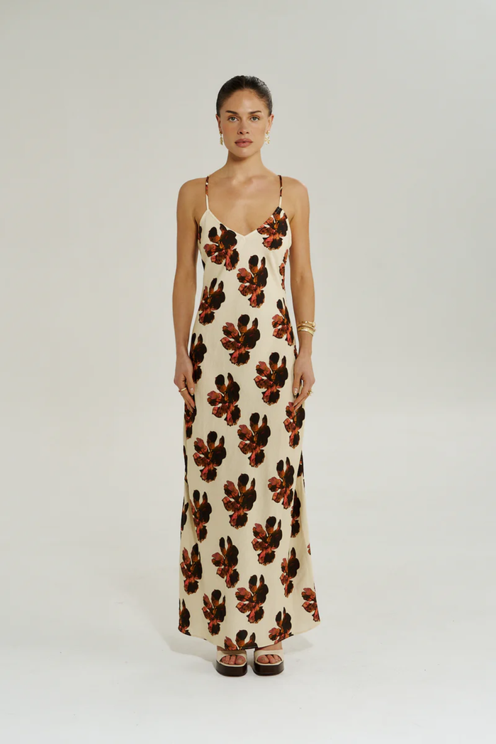 SUMMI SUMMI | AMELIE MAXI DRESS - BUTTER FLEUR