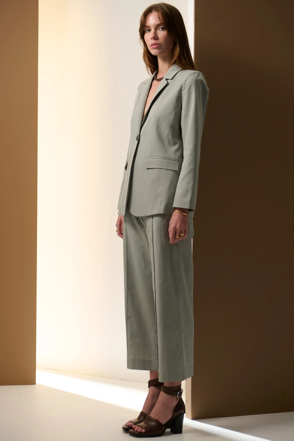 POL | ODETTE PANT BELTED - CYPRESS