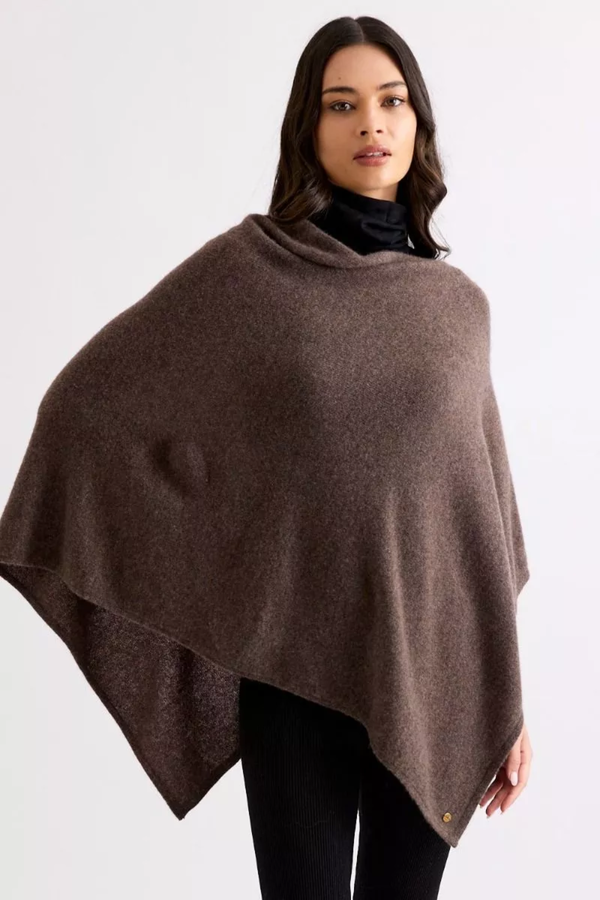 Mia Fratino | Mia Poncho - Espresso 16511