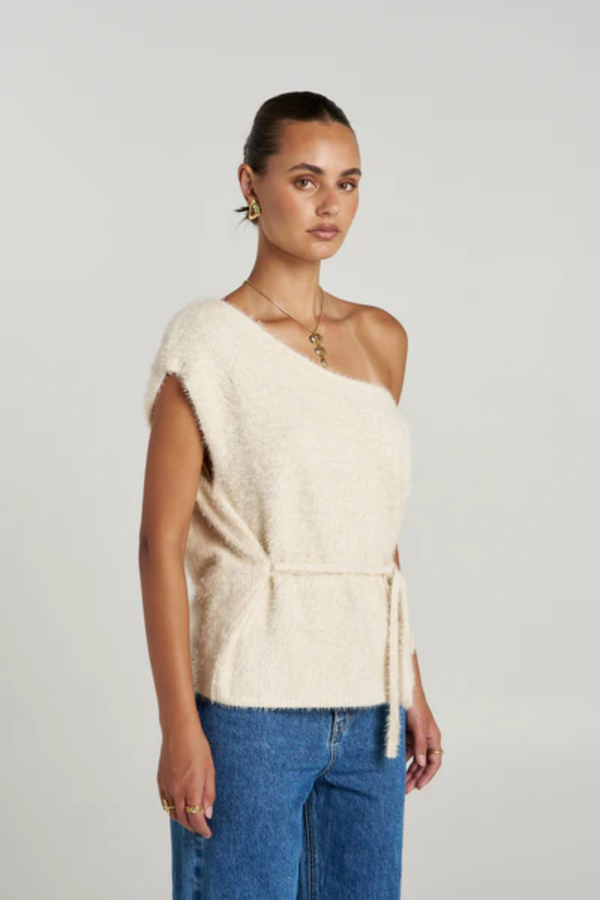 Summi Summi | Ivy Knit Top - Lily White