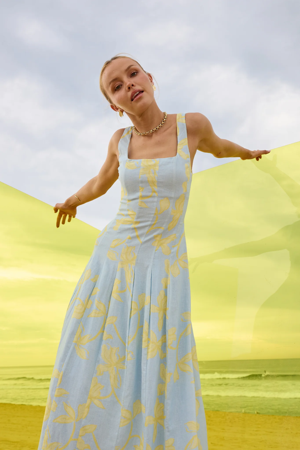 Pasduchas | Soleil Panelled Midi