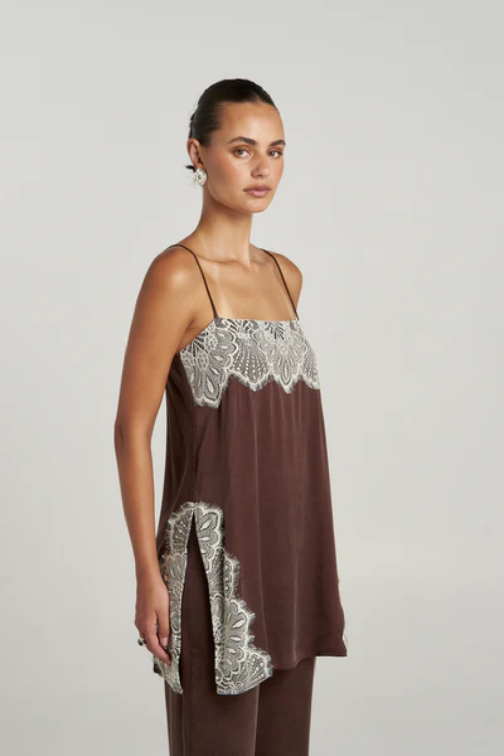 Summi Summi | Florence Shift Top - Espresso