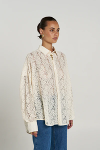 Summi Summi | Fleur Ls Shirt - Ecru