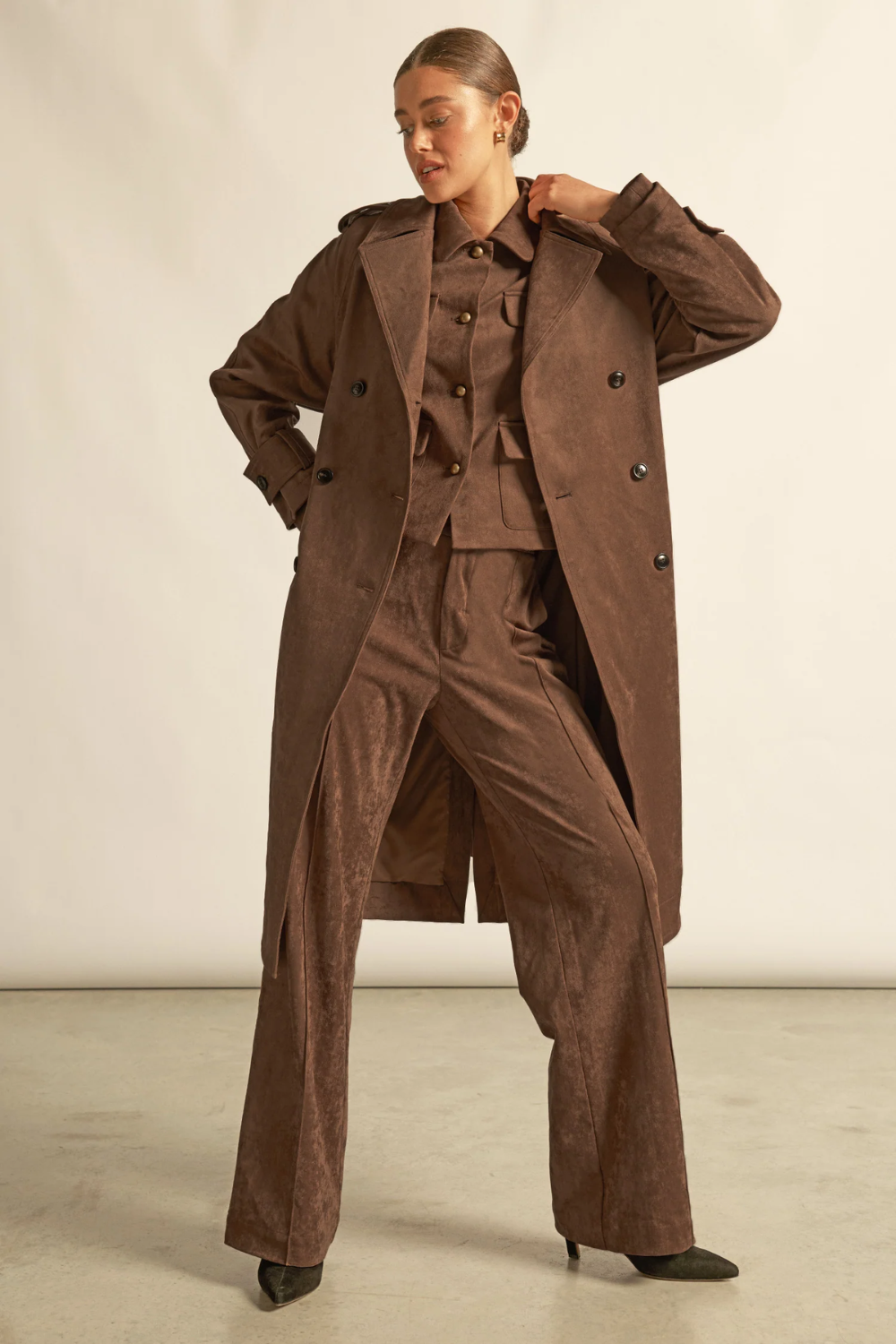 ZOE KRATZMANN |ALPINE COAT | MOCHA