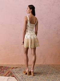 Boteh | Jardin Bodice Mini Dress - Creme