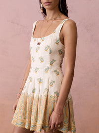 Boteh | Jardin Bodice Mini Dress - Creme