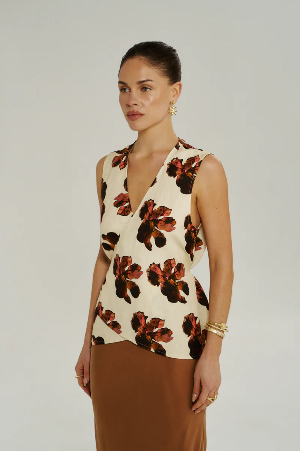 SUMMI SUMMI | WRAP VEST - BUTTER FLEUR