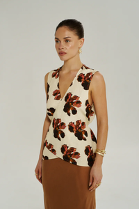 SUMMI SUMMI | WRAP VEST - BUTTER FLEUR
