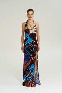 SUMMI SUMMI | ZOE MAXI DRESS - BORDEAUX