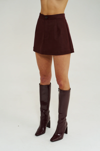 SUMMI SUMMI | A LINE SKIRT - SYRAH