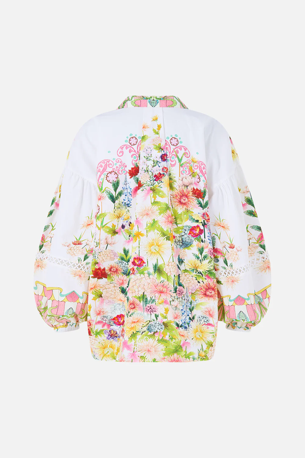 CAMILLA | THE CALL OF CATALONIA BALLOON SLEEVE BLOUSE