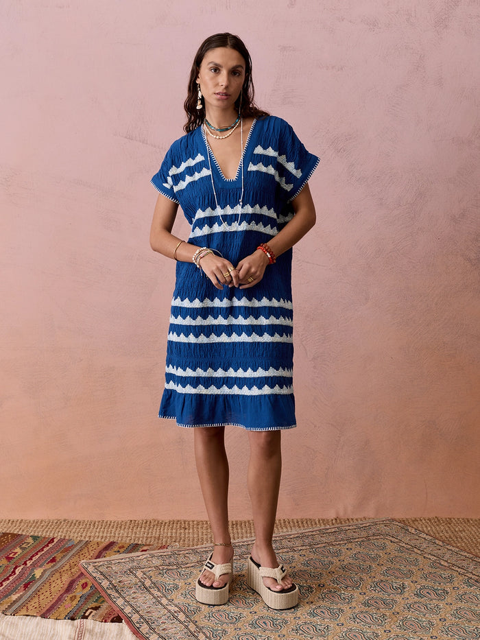 Boteh | Hera Tunic - Zaffre Blue