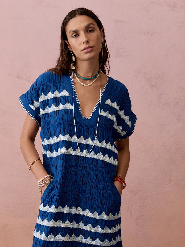 Boteh | Hera Tunic - Zaffre Blue