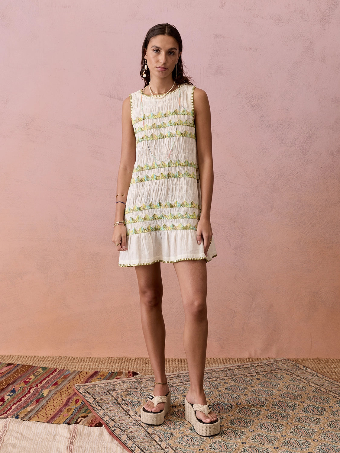 Boteh | Hera Trapeze Dress - Coconut