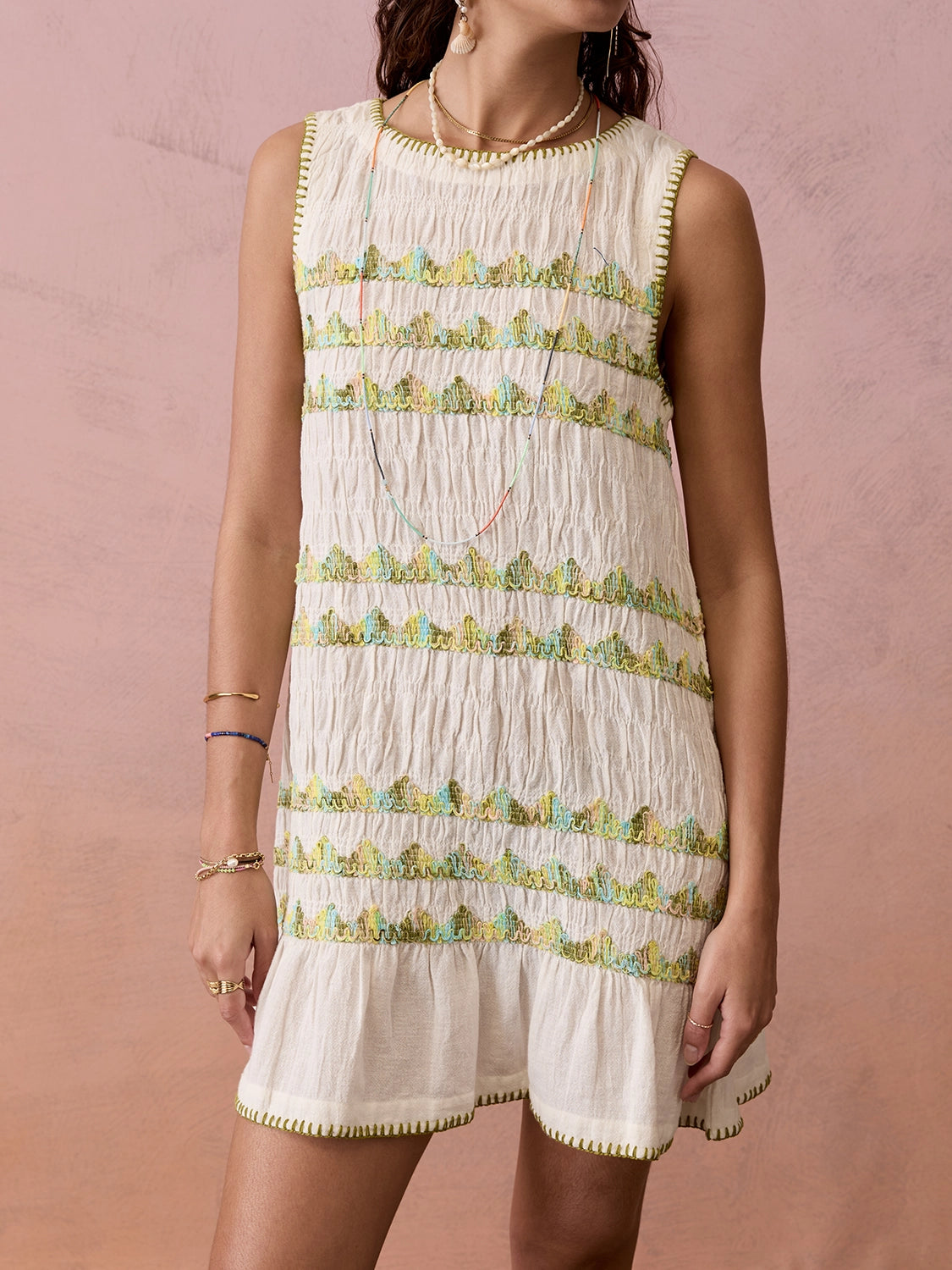 Boteh | Hera Trapeze Dress - Coconut