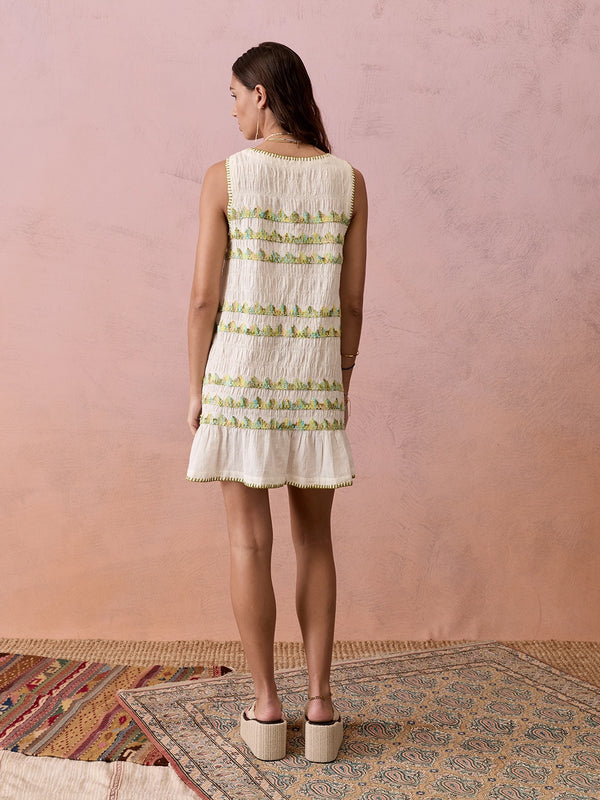 Boteh | Hera Trapeze Dress - Coconut