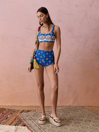 Boteh | Cerulea Bralette - Zaffre Blue