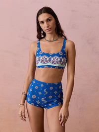 Boteh | Cerulea Bralette - Zaffre Blue