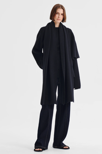 Morrison | Valerie Knit Wrap Jacket - Black