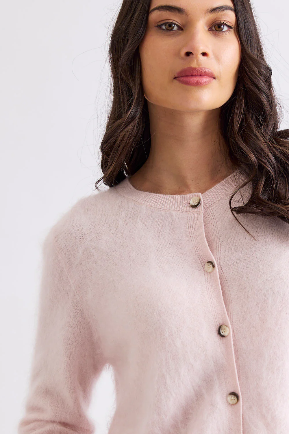 Mia Fratino | Sierra Cardi - Baby Pink