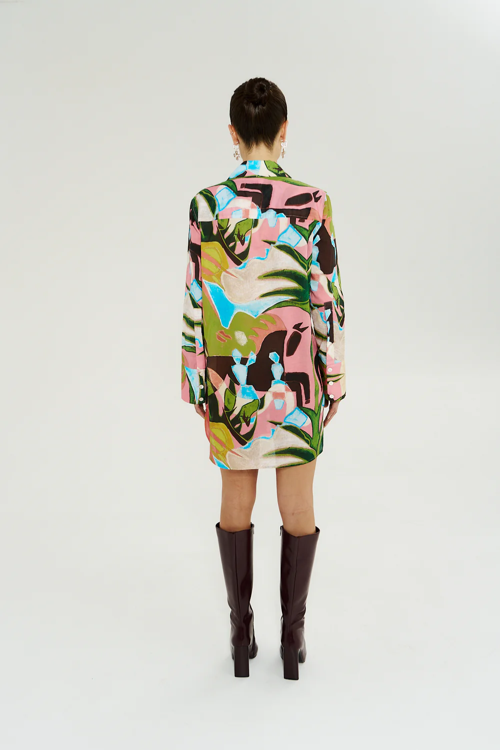 SUMMI SUMMI | LS ASH SHIRT DRESS - WONDERLAND