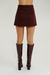 SUMMI SUMMI | A LINE SKIRT - SYRAH