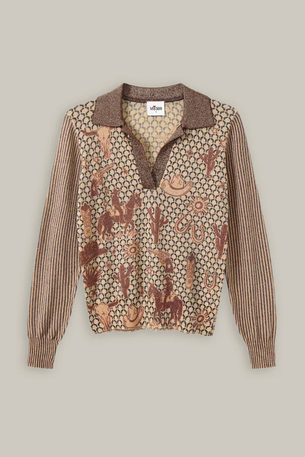 ME369 | Millie Polo Knit - Rodeo 225S91245