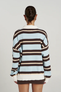 Summi Summi | Stripe Ls Polo - Aperol Stripe