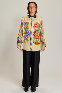 ME369 | Ella Boyfriend Shirt - Jeans Lycra 225L31429