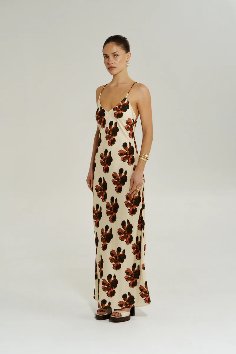 SUMMI SUMMI | AMELIE MAXI DRESS - BUTTER FLEUR