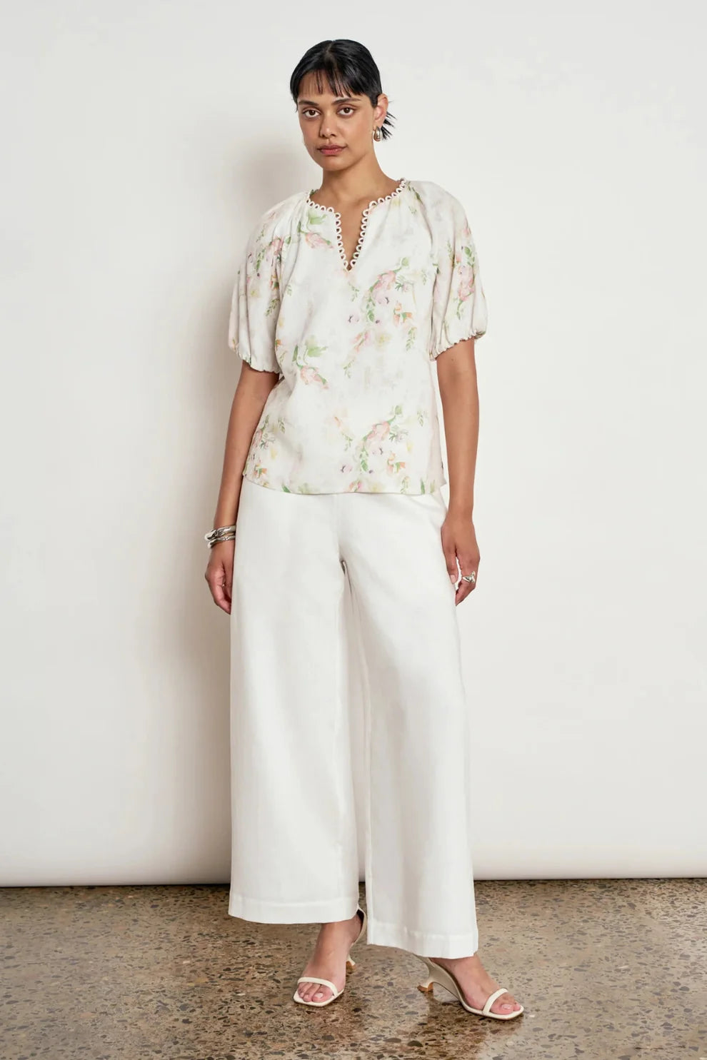 ZOE KRATZMANN | PERCEIVE TOP | PAINTERLY BLOOM