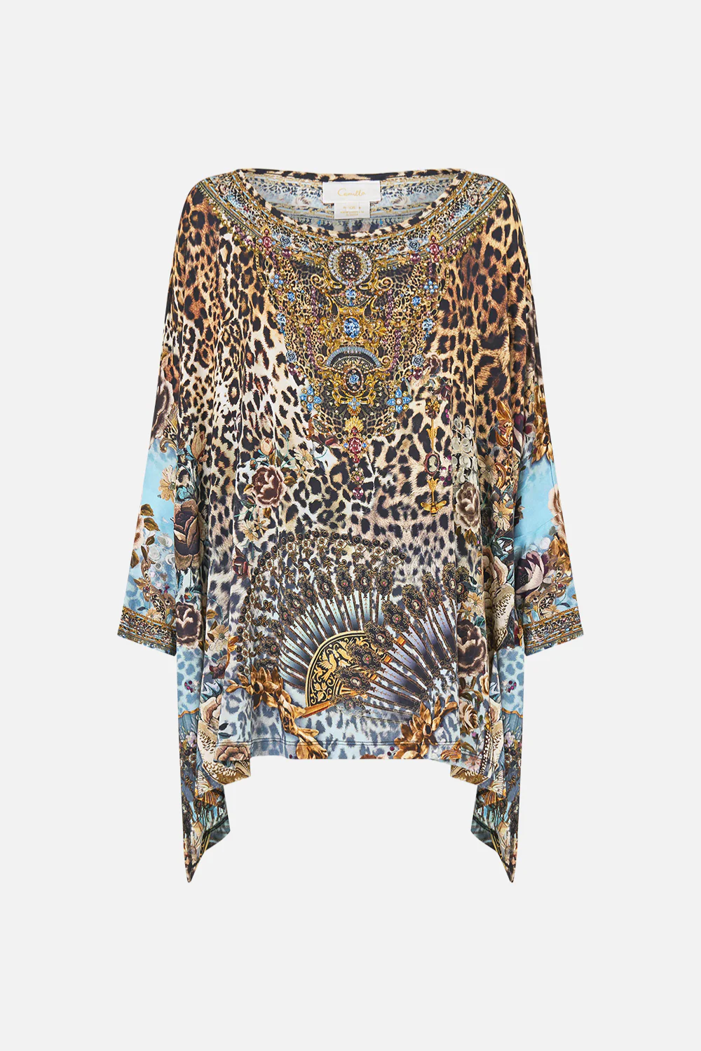 CAMILLA | FIESTA, SIESTA, REPEAT SCOOP NECK SLOUCH TEE