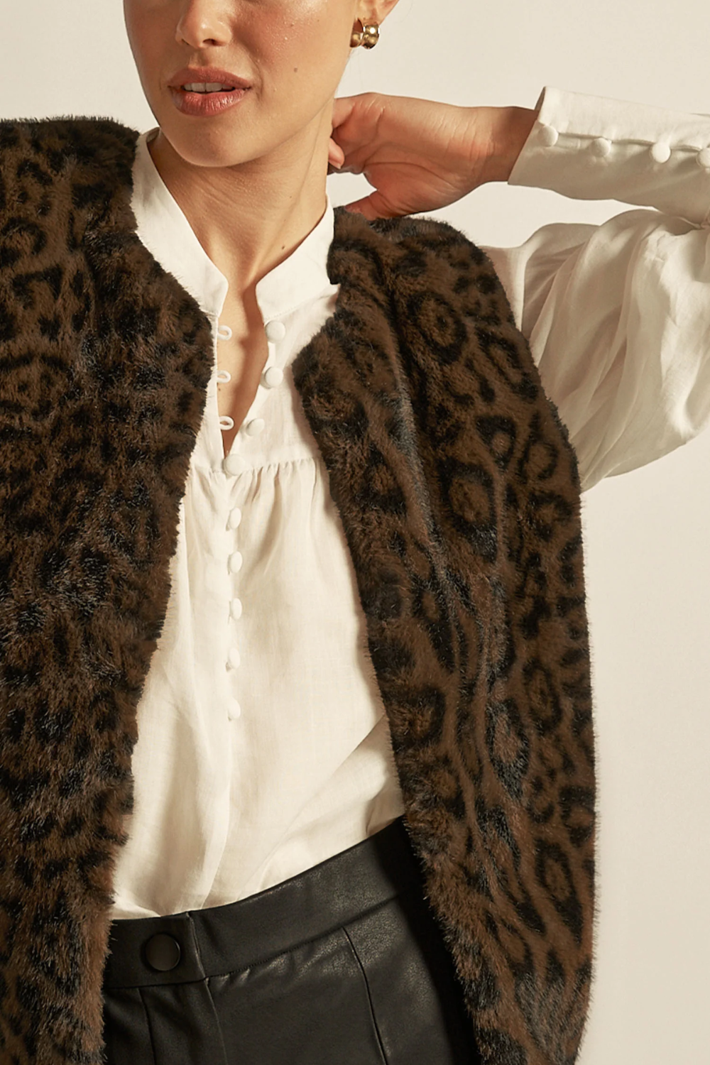 ZOE KRATZMANN |AFFIRM VEST | OCELOT