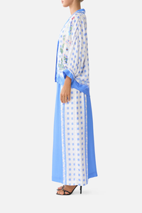 CAMILLA | MIDSUMMER MOSAICS SHIRT WITH GATHERED CUFF